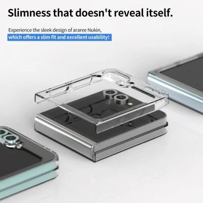 Cover Samsung Z Flip 6 Nukin Case Araree - Clear
